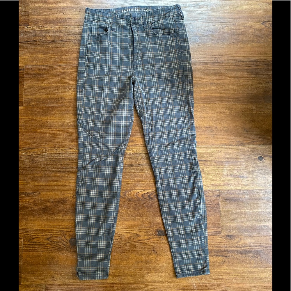 Women’s American Eagle Plaid Jeggings